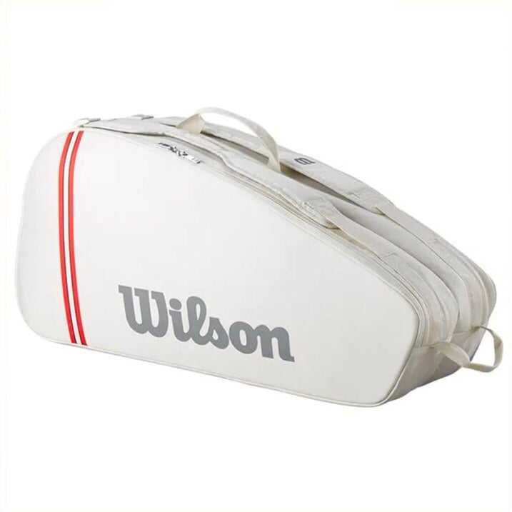 Wilson Tour (6 Pack) Racket Bag 2025 (Dark Grey / Off White) - 爱游戏体育-爱游戏|爱游戏官方网站