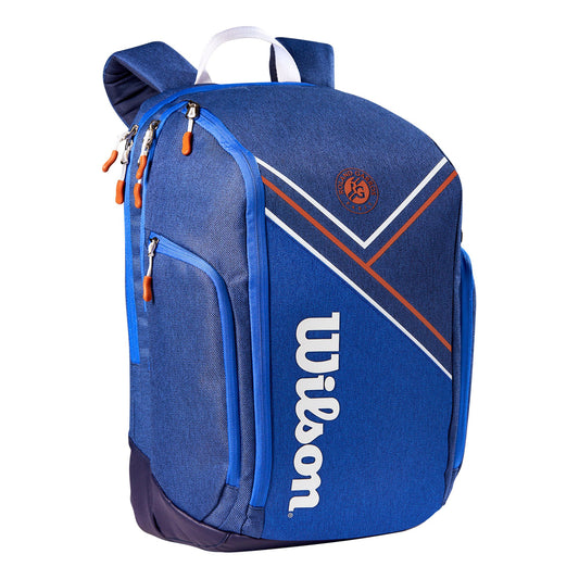 Wilson Roland Garros Super Tour Backpack Bag (Navy Blue)