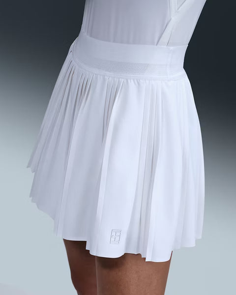 Nike Court Dri-FIT Advantage Women's Pleated Tennis Skirt (White) FZ6513-100