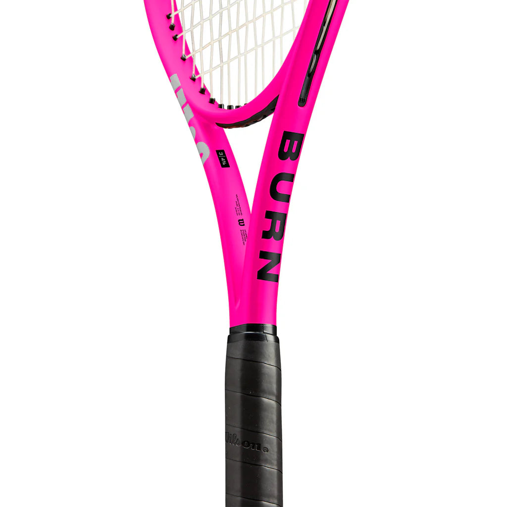 Wilson Burn 105S v6 Pink Tennis Racket (Unstrung 265g) (Strung with Wilson Sensation @ 52lb)
