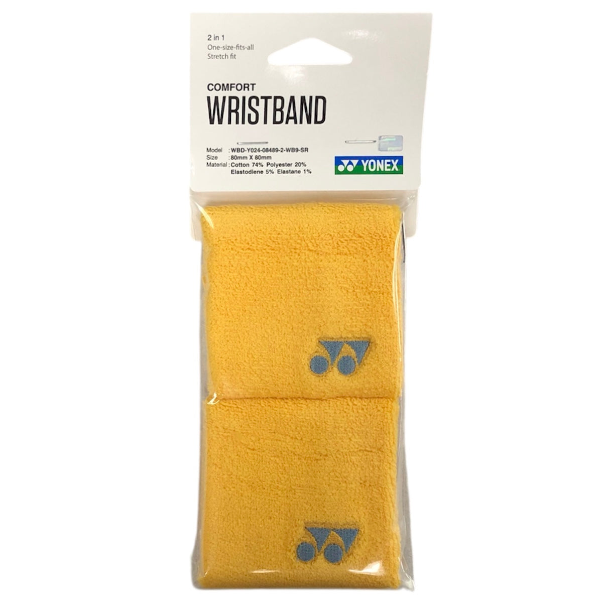 Yonex 8cm Comfort Wristband 2025 (a pair)