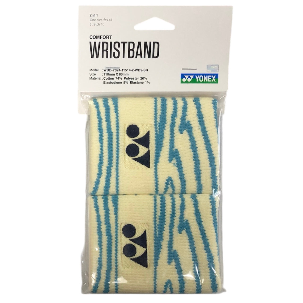 Yonex 11cm Comfort Wristband (a pair) (Striped colour) - 爱游戏体育-爱游戏|爱游戏官方网站