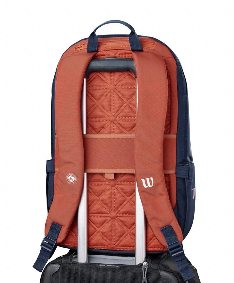 Wilson 2026 Roland Garros Session Soiree Backpack Bag (Navy)