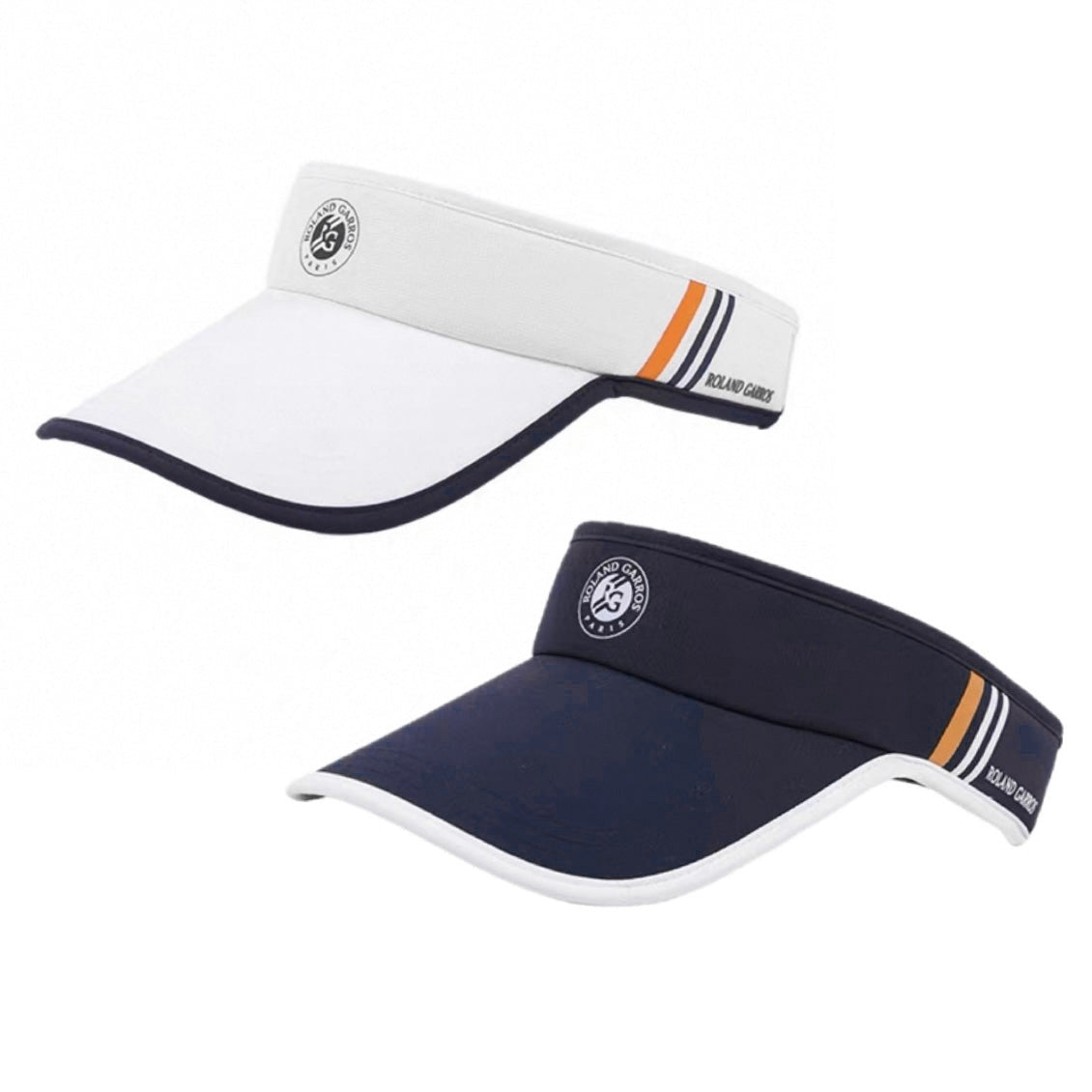 Roland Garros Logo Visor (White / Navy) - 爱游戏体育-爱游戏|爱游戏官方网站