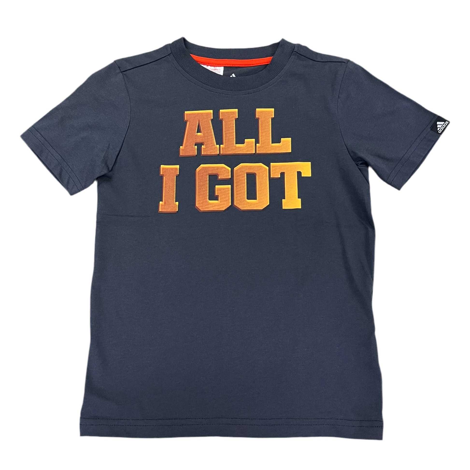 [CLEARANCE] Adidas Junior Kids / Youth Boy’s All I Got Tee Top T-shirt (Dark Grey) - 爱游戏体育-爱游戏|爱游戏官方网站