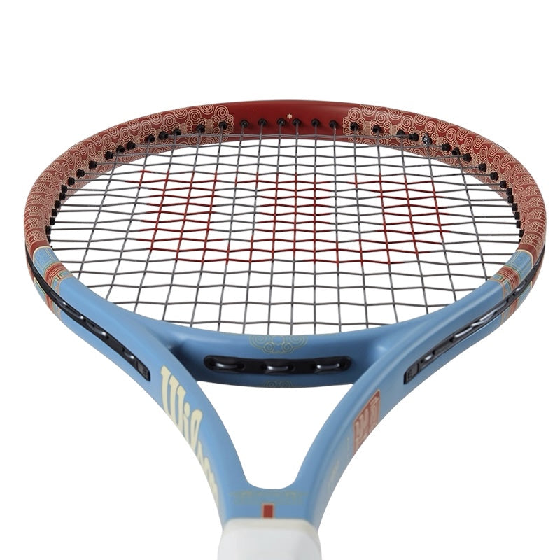 Wilson Pro Staff 97L v14 Beijing Limited Edition Tennis Racket + Cover Bag (Unstrung 290g) (Strung with T10 @ 54lb)