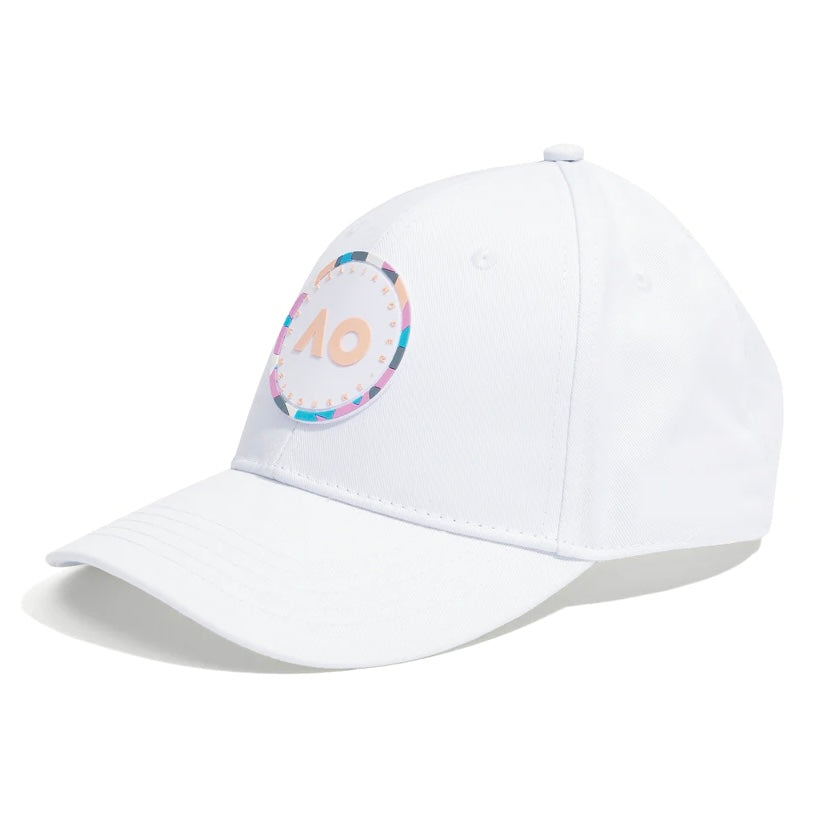 Australian Open Round Logo Cap (White) - 爱游戏体育-爱游戏|爱游戏官方网站