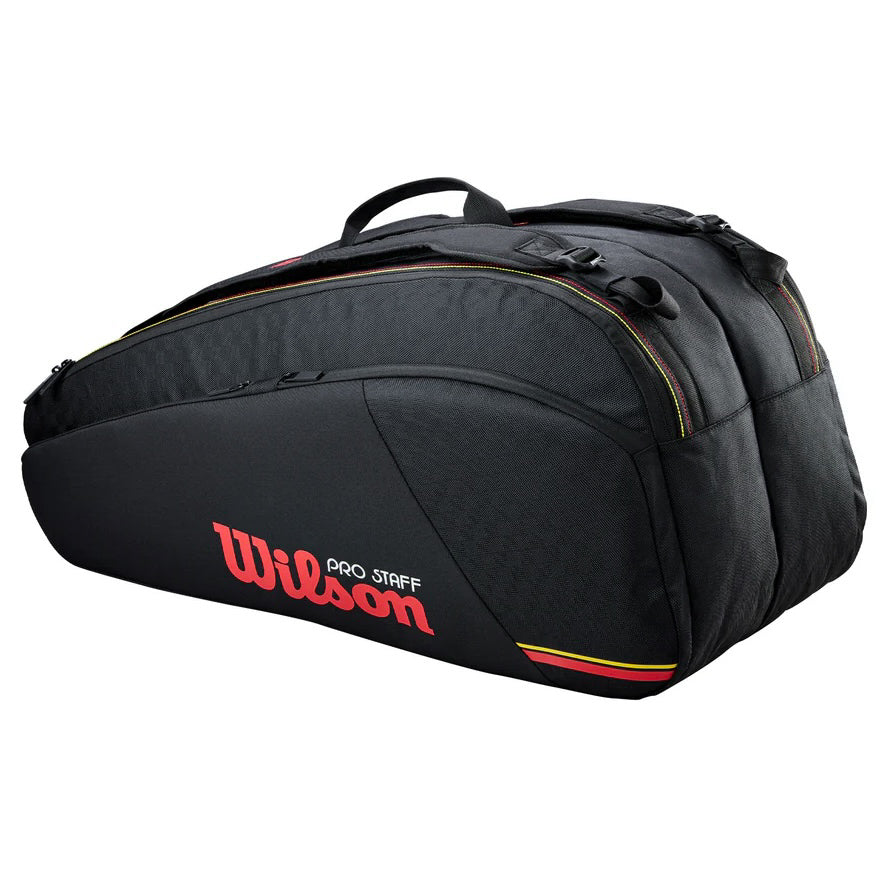 Wilson Pro Staff Classic Tour (12 Pack) Racket Bag (Black)