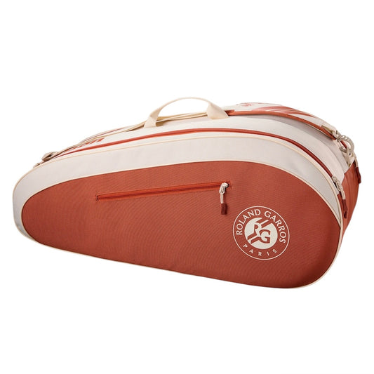 Wilson 2025 Roland Garros Team (6 Pack) Racket Bag (Cream-Clay) - 爱游戏体育-爱游戏|爱游戏官方网站
