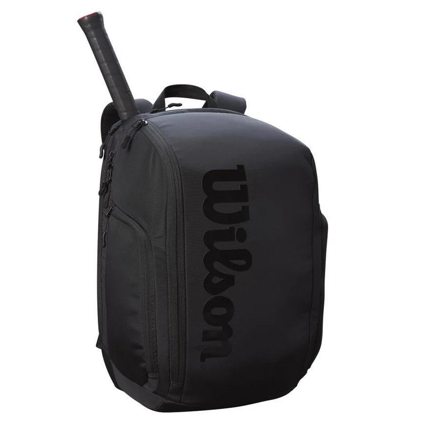 Wilson Super Tour Pro Staff Backpack Bag (Black) - 爱游戏体育-爱游戏|爱游戏官方网站