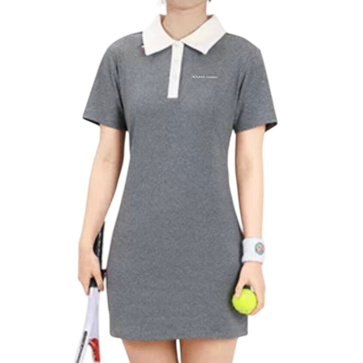 Roland Garros Women’s Logo Dress (Grey)