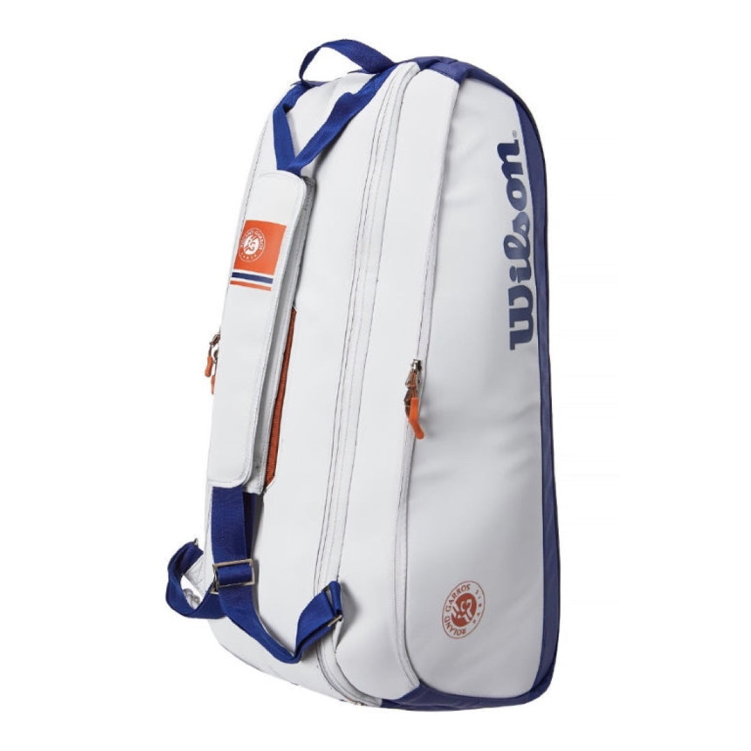 Wilson Roland Garros Premium (9 Pack) Racket Bag (Oyster-Navy) - 爱游戏体育-爱游戏|爱游戏官方网站