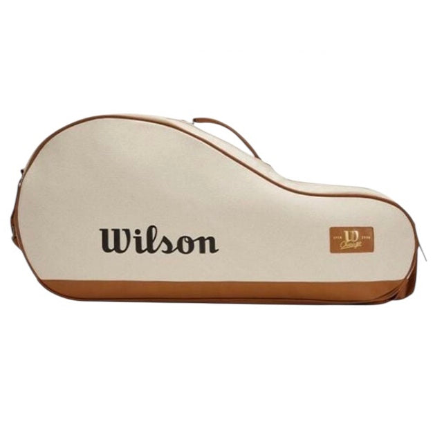 Wilson 110th Anniversary (3 Pack) Racket Bag (Cream-Brown) - 爱游戏体育-爱游戏|爱游戏官方网站