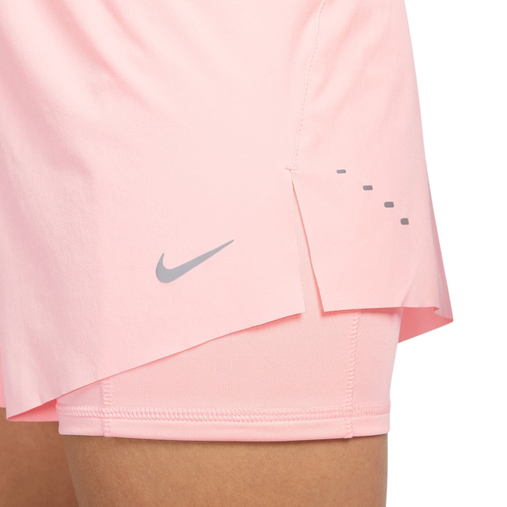 Nike Women’s Swift Dri-FIT Mid-rise 2-in-1 Running Shorts (Light Pink)