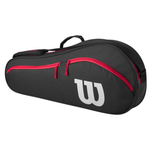 Wilson Advantage (3 Pack) Racket Bag 2025 (Black-Red)
