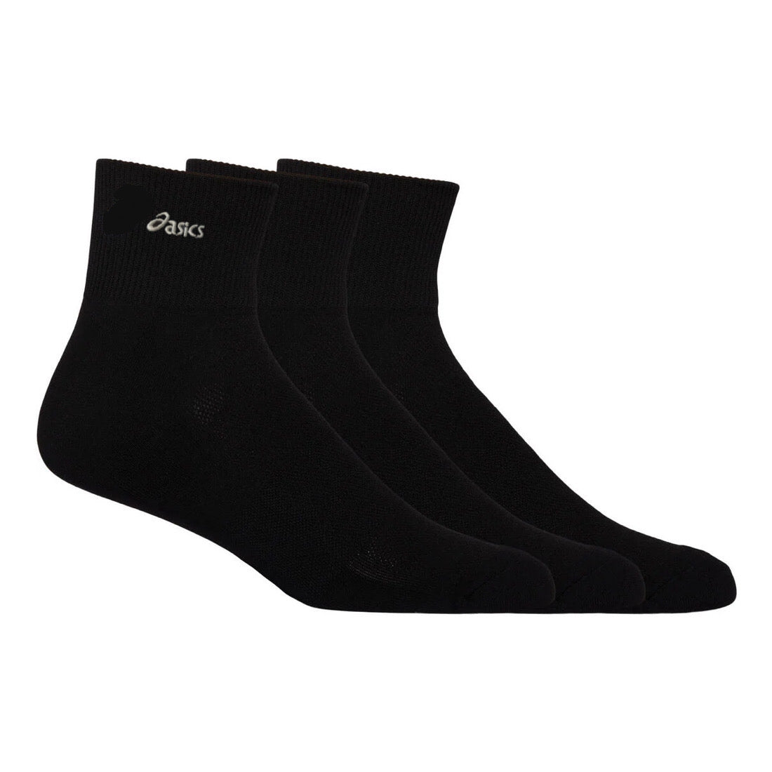 Asics Lightweight Quarter Ankle Socks (Black) (1 pair)
