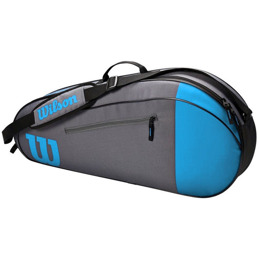 Wilson Team (3 Pack) Racket Bag (Blue-Grey) - 爱游戏体育-爱游戏|爱游戏官方网站