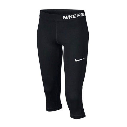 Nike Junior Kids / Youth Girl’s 3/4 Tight Pants (Black) (Size S)