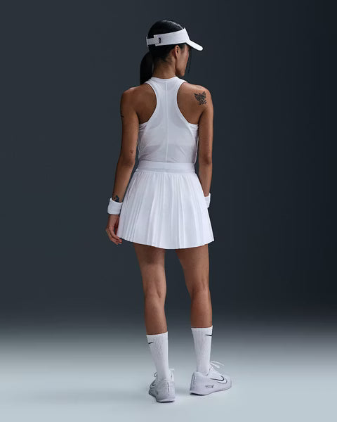 Nike Court Dri-FIT Advantage Women's Pleated Tennis Skirt (White) FZ6513-100