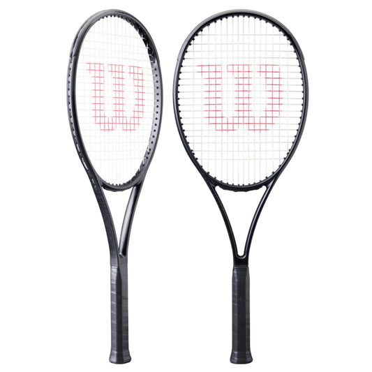 Wilson Blade 98 16x19 v9 Noir Limited Edition Tennis Racket (305g) (Unstrung) - 爱游戏体育-爱游戏|爱游戏官方网站