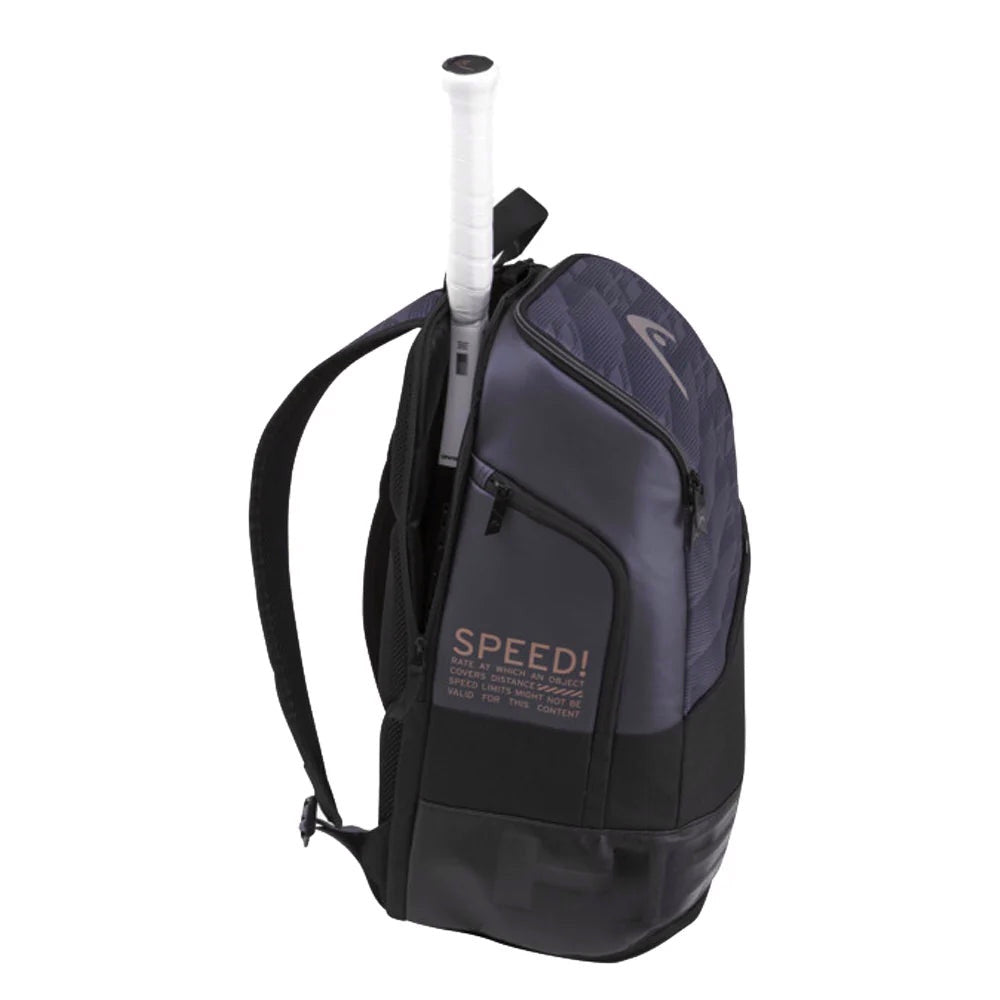 Head Djokovic Backpack Bag (Black-Anthracite) - 爱游戏体育-爱游戏|爱游戏官方网站