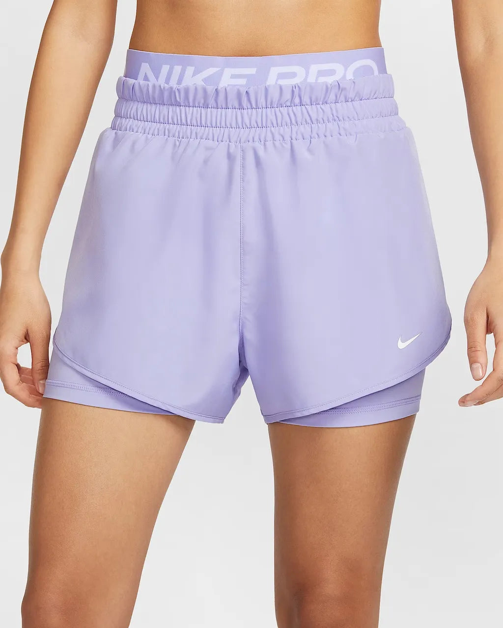 Nike Women’s Pro Dri-FIT 2-in-1 Running Shorts (Purple)