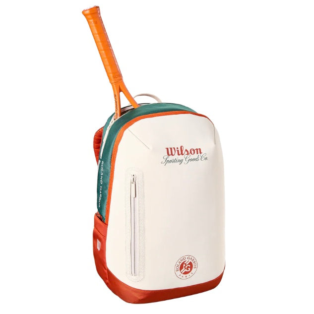 Wilson 2026 Roland Garros Backpack Bag (Cream-Clay)