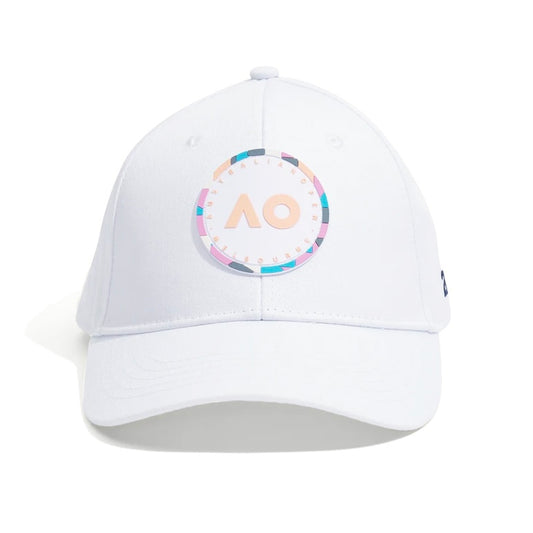 Australian Open Round Logo Cap (White) - 爱游戏体育-爱游戏|爱游戏官方网站