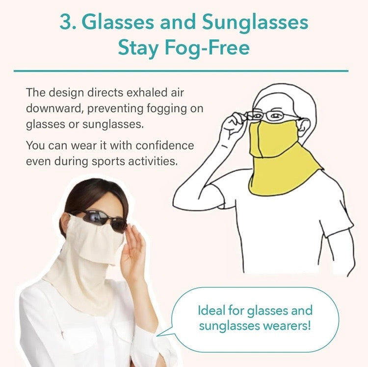Yakenu Japan Face Cover (COOL) Washable UV Protection Cut Mask - 爱游戏体育-爱游戏|爱游戏官方网站