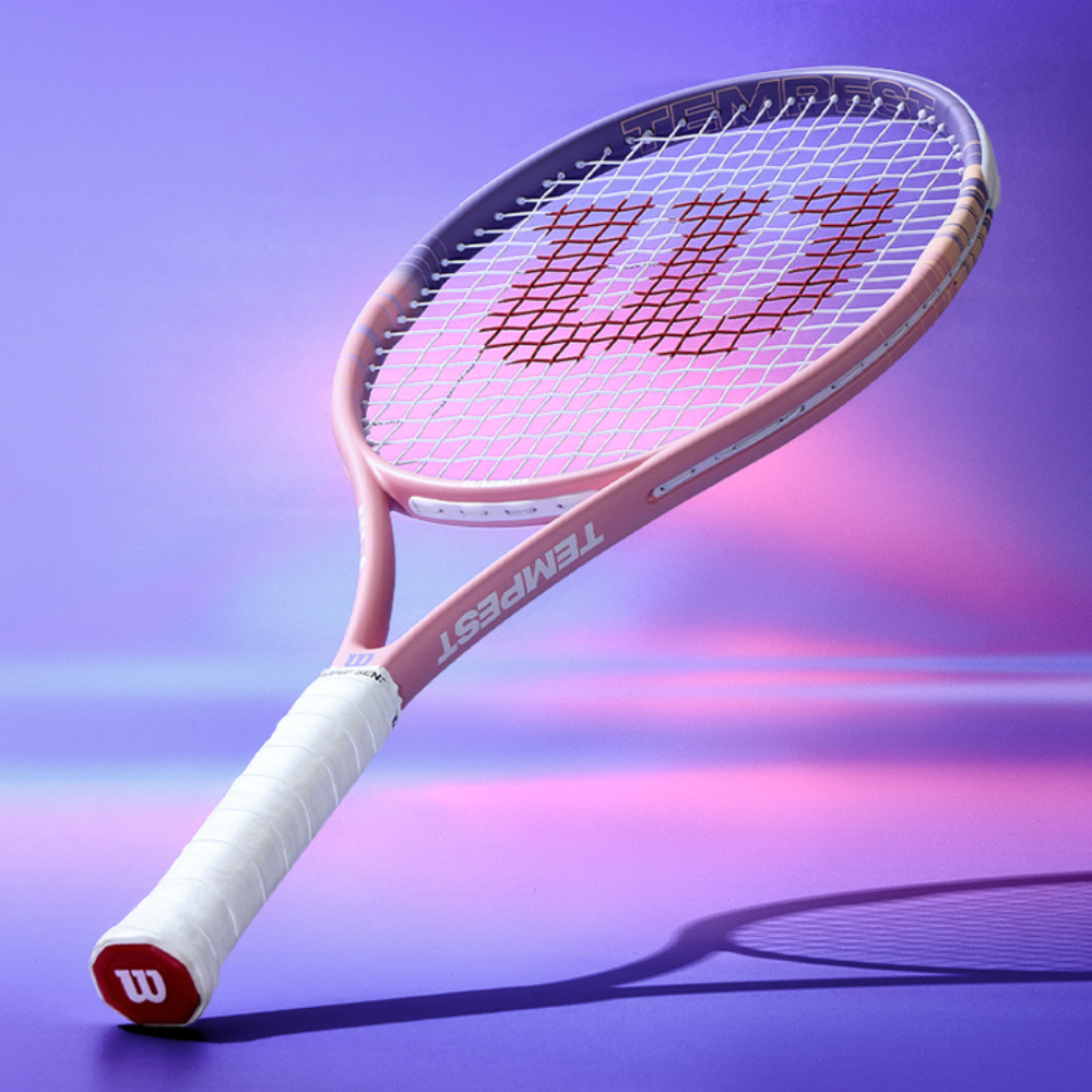 Wilson Tempest SE Pink-Purple Tennis Racket (Unstrung 264g) (Prestrung) - 爱游戏体育-爱游戏|爱游戏官方网站