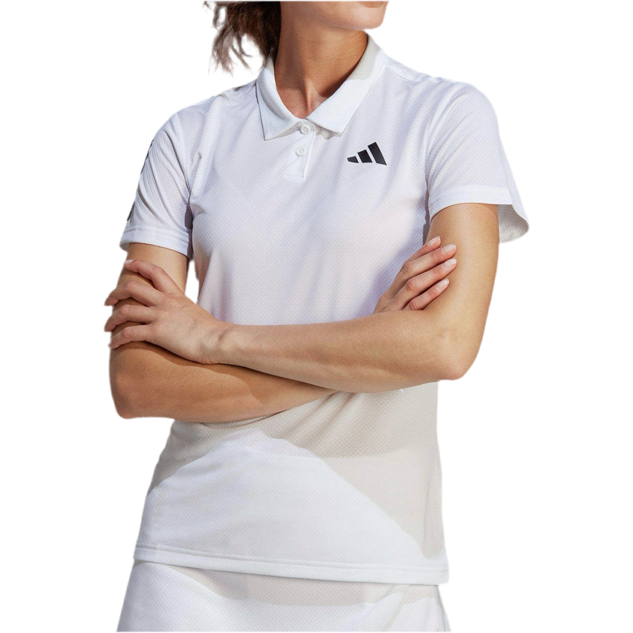 Adidas Women’s Dri-Fit Club Tennis Polo Shirt Tee Top (White) - 爱游戏体育-爱游戏|爱游戏官方网站