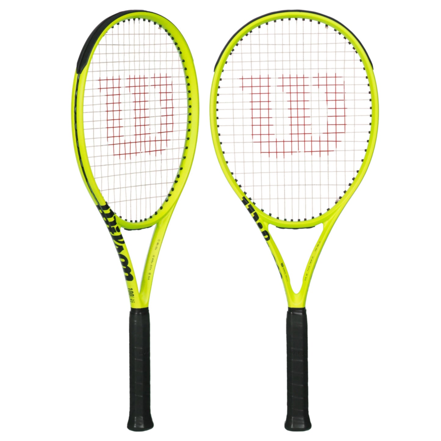 Wilson Clash 100L v2 Neon Yellow Limited Edition Tennis Racket (280g) (Unstrung)