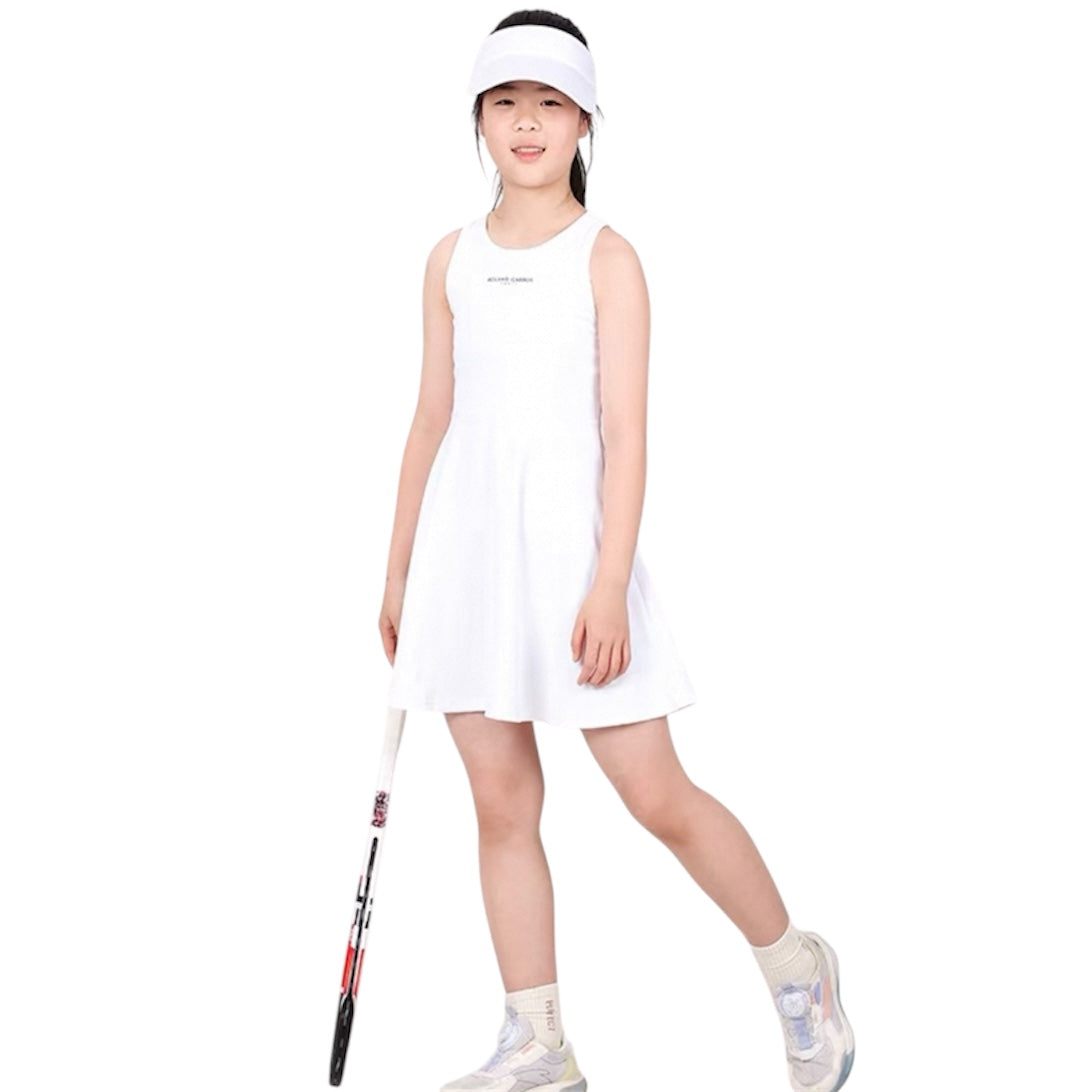 Roland Garros Junior Kids / Youth Girl's Dress (White) - 爱游戏体育-爱游戏|爱游戏官方网站