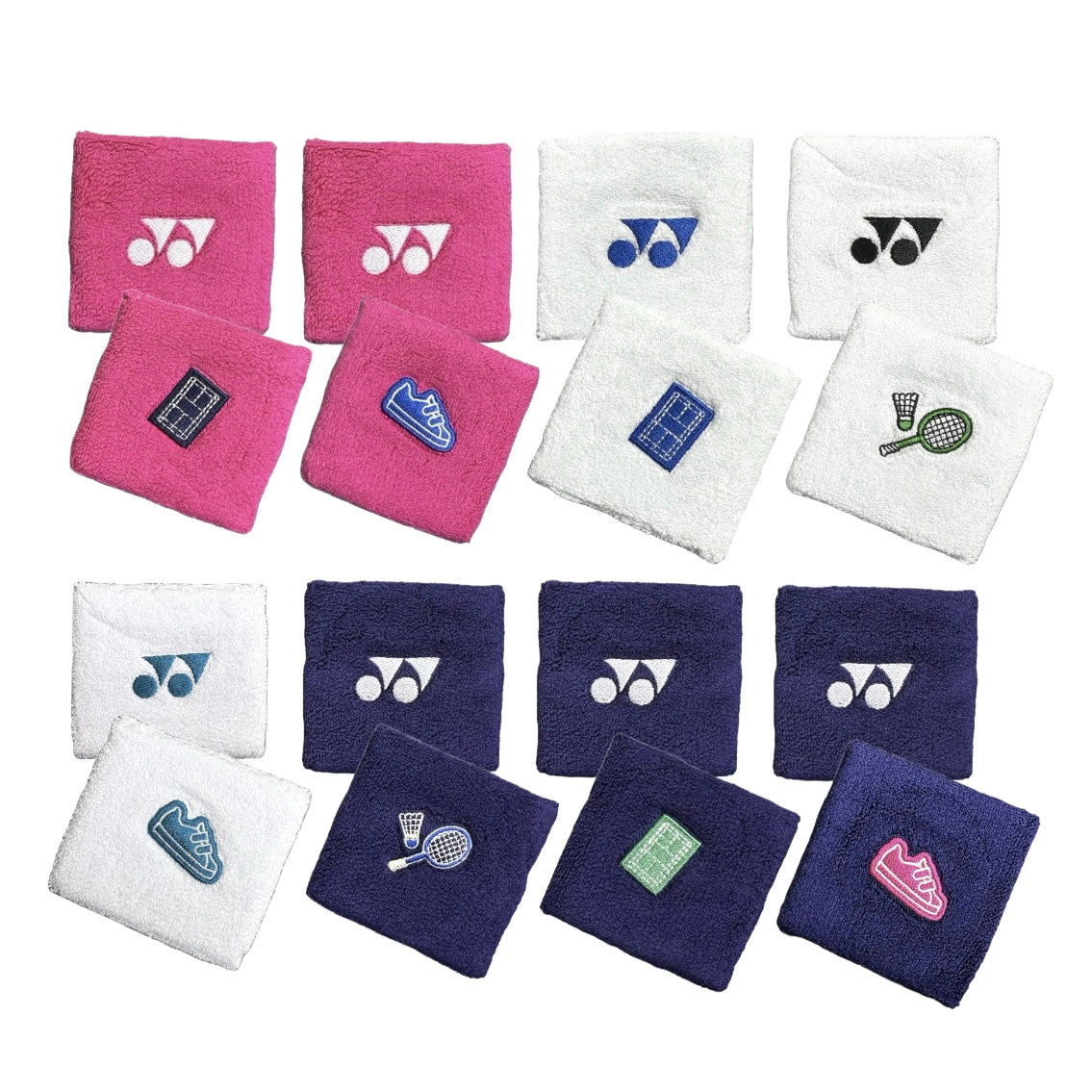 Yonex 8cm Logo Wristband (a pair) - 爱游戏体育-爱游戏|爱游戏官方网站