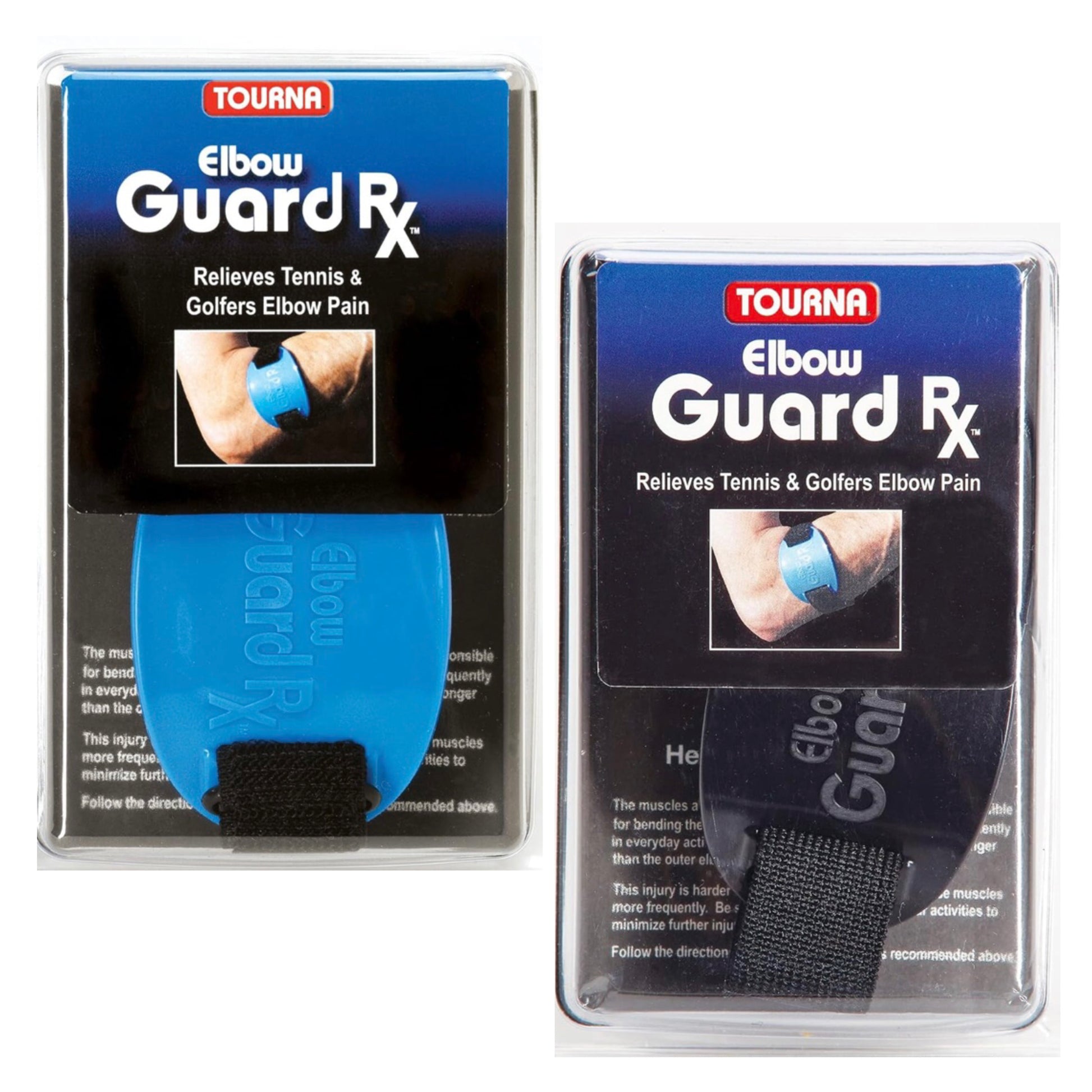 Tourna Elbow Guard RX Therapeutic Forearm Band (Blue / Black) - 爱游戏体育-爱游戏|爱游戏官方网站