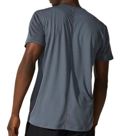 ASICS Men's Silver SS Top Tee Shirt (Carrier Grey)