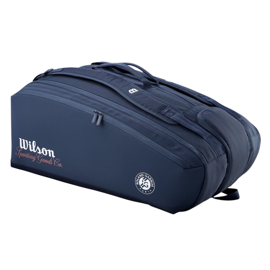 Wilson 2026 Roland Garros Super Tour Session Soiree (9 Pack) Racket Bag