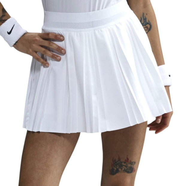 Nike Court Dri-FIT Advantage Women's Pleated Tennis Skirt (White) FZ6513-100
