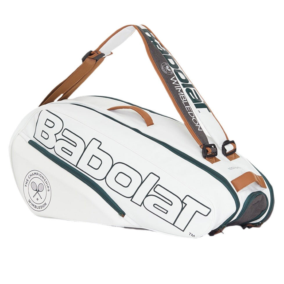 Babolat Pure Wimbledon (6 Pack) Racket Bag (White) - 爱游戏体育-爱游戏|爱游戏官方网站