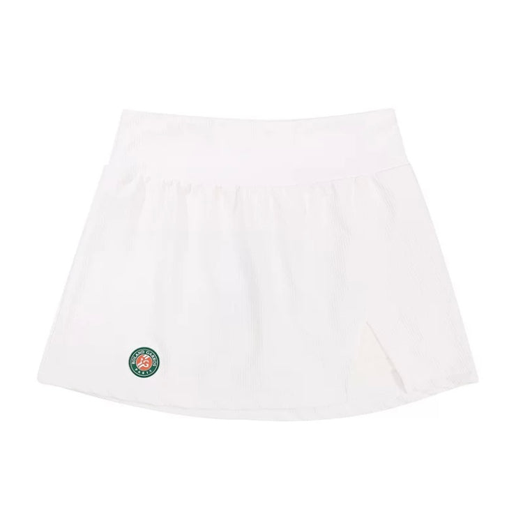 Roland Garros Women’s Logo Skirt (White)