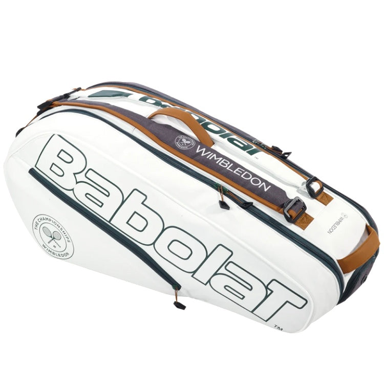 Babolat Pure Wimbledon (6 Pack) Racket Bag (White) - 爱游戏体育-爱游戏|爱游戏官方网站