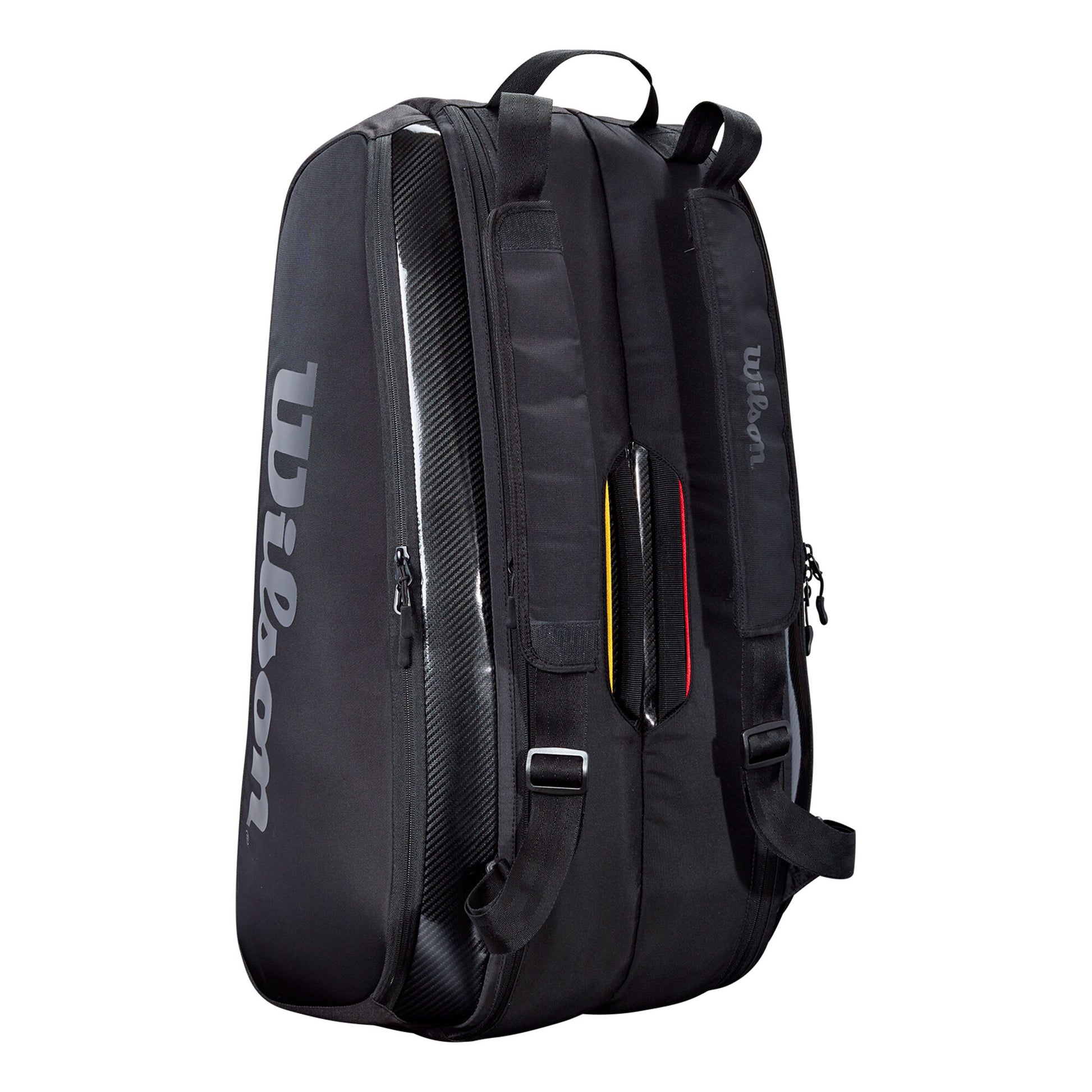 Wilson Super Tour (9 Pack) Pro Staff Racket Bag (black) - 爱游戏体育-爱游戏|爱游戏官方网站