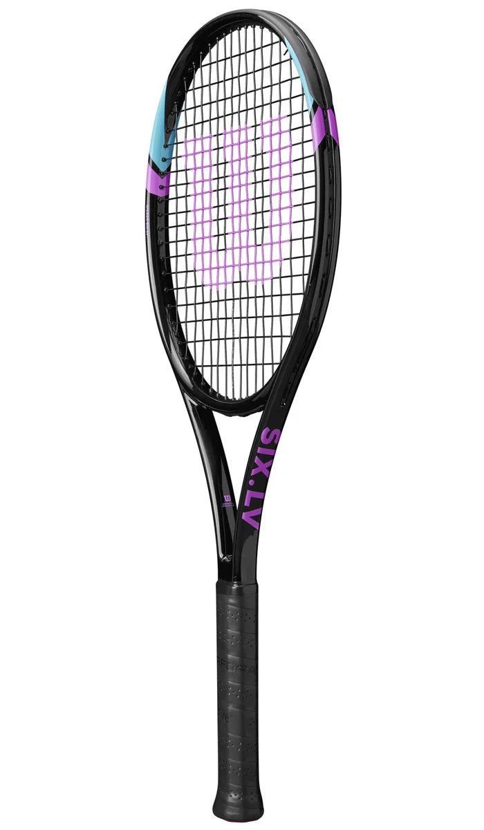 Wilson SIX LV Tennis Racket (Unstrung 284g) (prestrung)