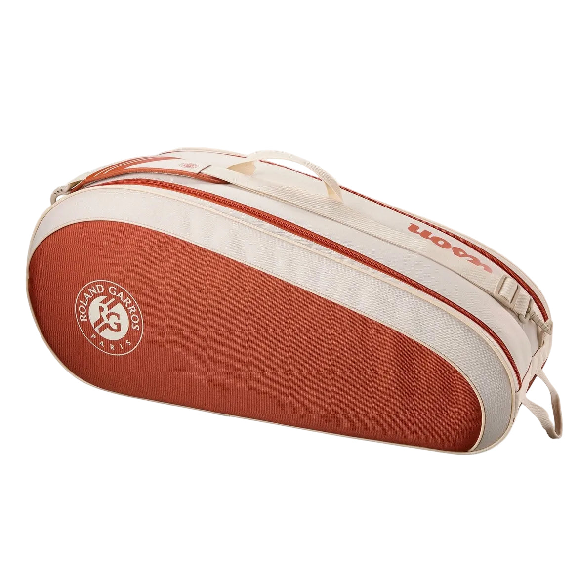 Wilson 2025 Roland Garros Team (6 Pack) Racket Bag (Cream-Clay) - 爱游戏体育-爱游戏|爱游戏官方网站