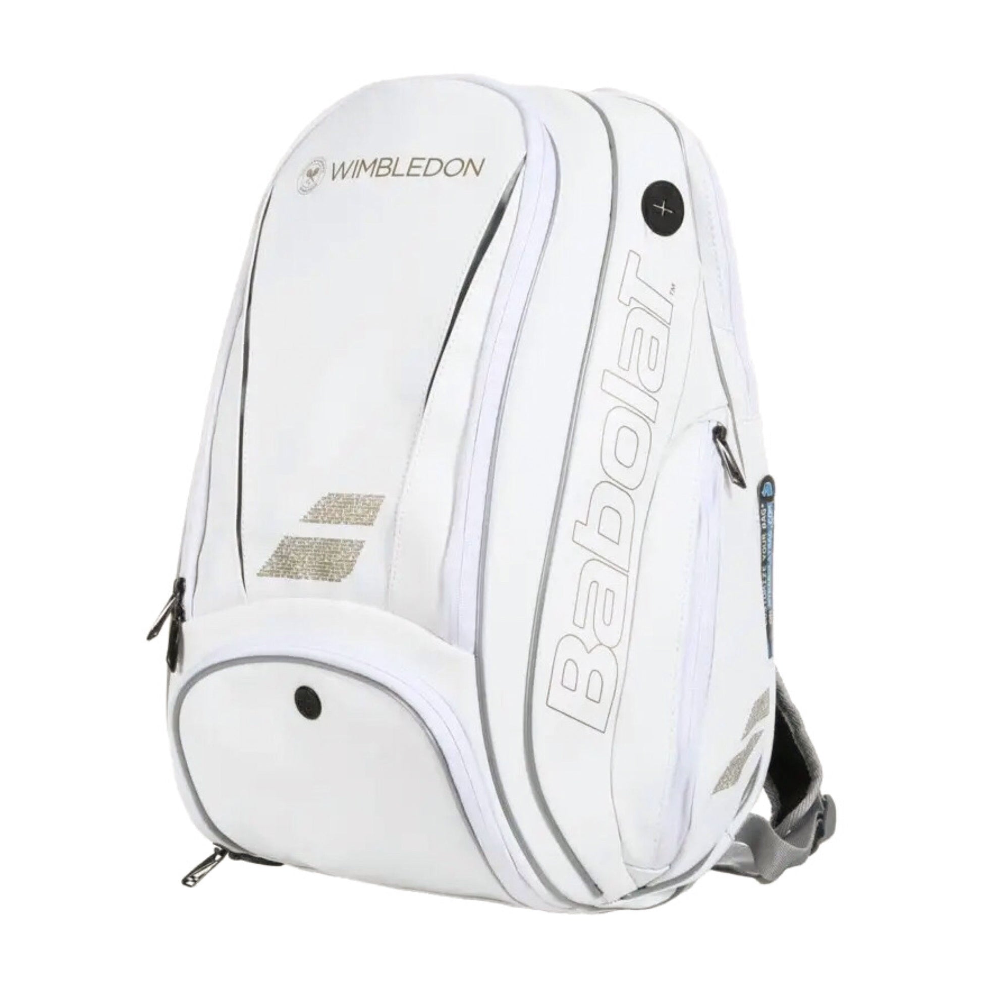 Babolat Pure Wimbledon Backpack Bag (White-Gold) - 爱游戏体育-爱游戏|爱游戏官方网站