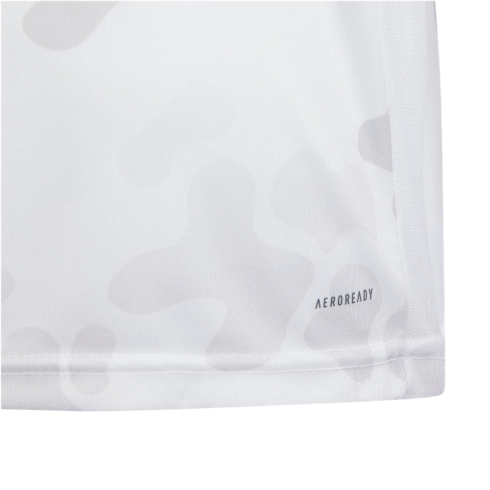 Adidas Junior Kids / Youth Boy’s Dri-Fit Train Essentials Top Tee T-shirt (White-Grey) - 爱游戏体育-爱游戏|爱游戏官方网站