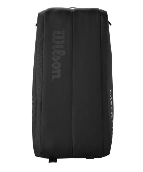 Wilson Super Tour (9 Pack) Laver Cup Racket Bag (Black) - 爱游戏体育-爱游戏|爱游戏官方网站