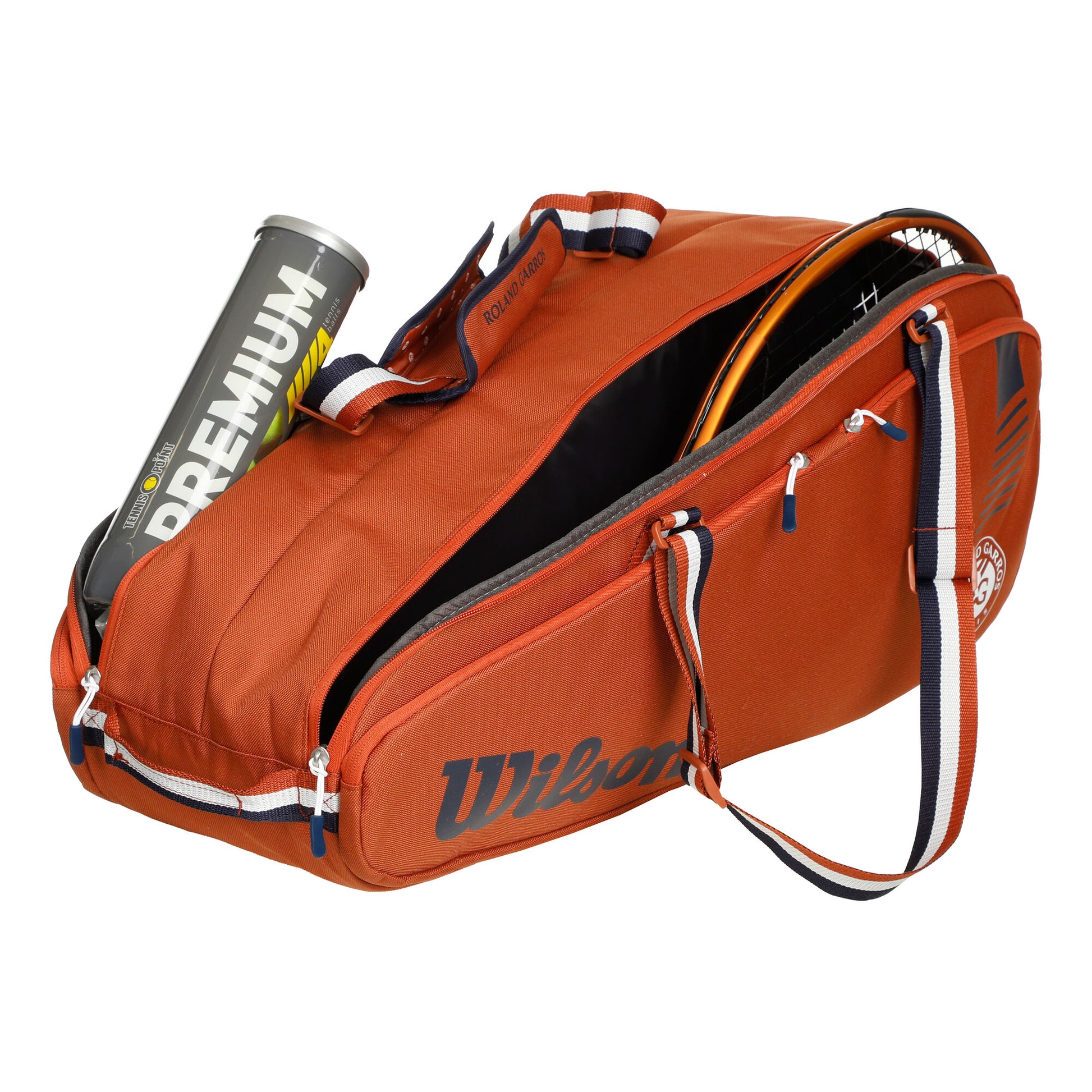 Wilson Roland Garros Team (6 Pack) Racket Bag (Clay) - 爱游戏体育-爱游戏|爱游戏官方网站