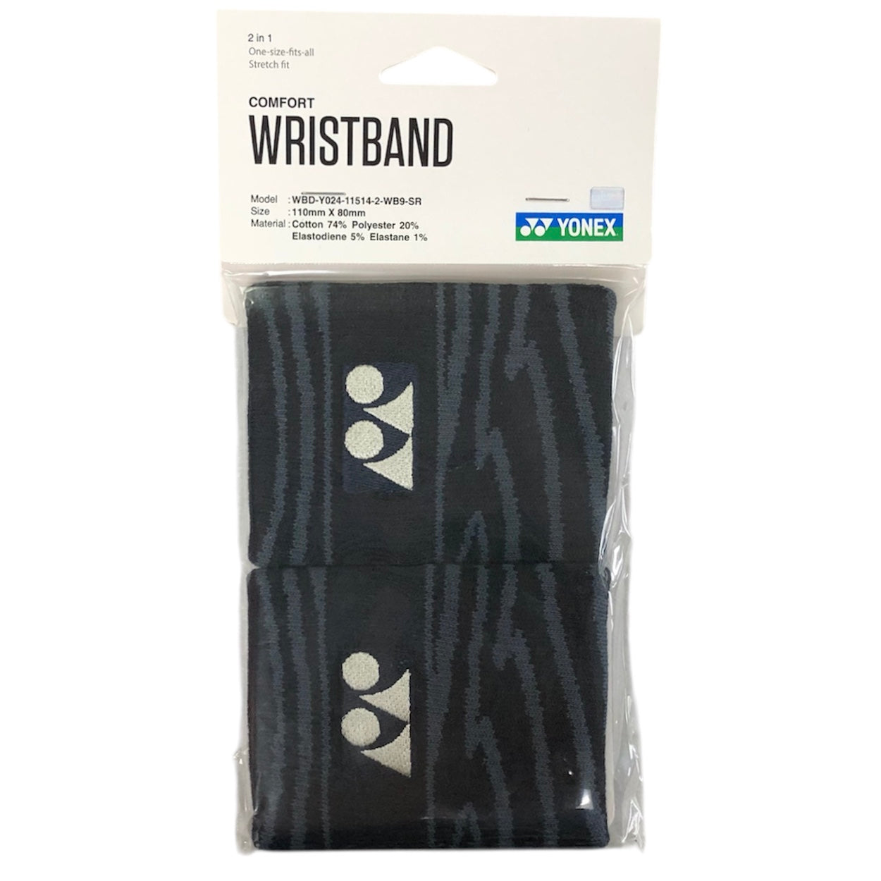 Yonex 11cm Comfort Wristband (a pair) (Striped colour)