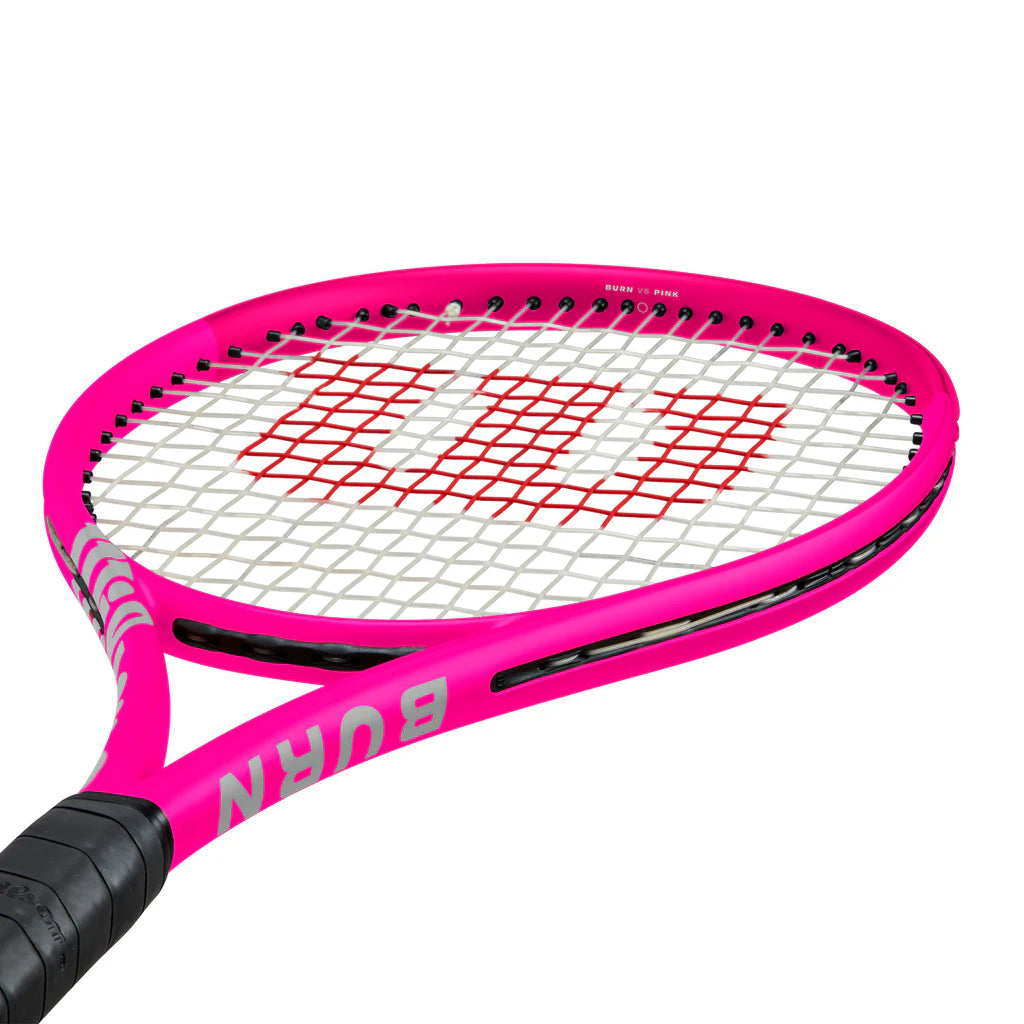 Wilson Burn 105S v6 Pink Tennis Racket (Unstrung 265g) (Strung with Wilson Sensation @ 52lb)